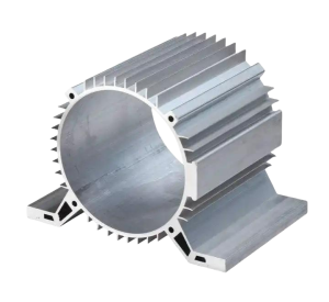 Aluminum extrusion motor casing